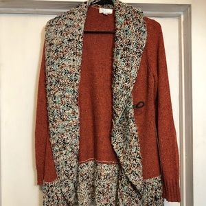 🍄 3 for $18 Fall burnt orange cardigan